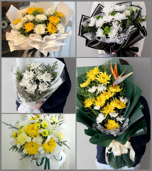 贵州遵义凤冈县花坪镇东山村白事花束代送